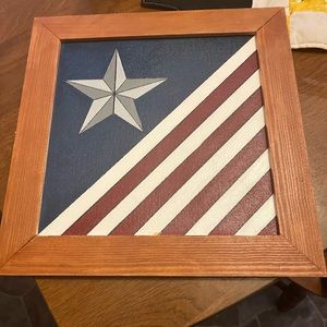 Flag framed